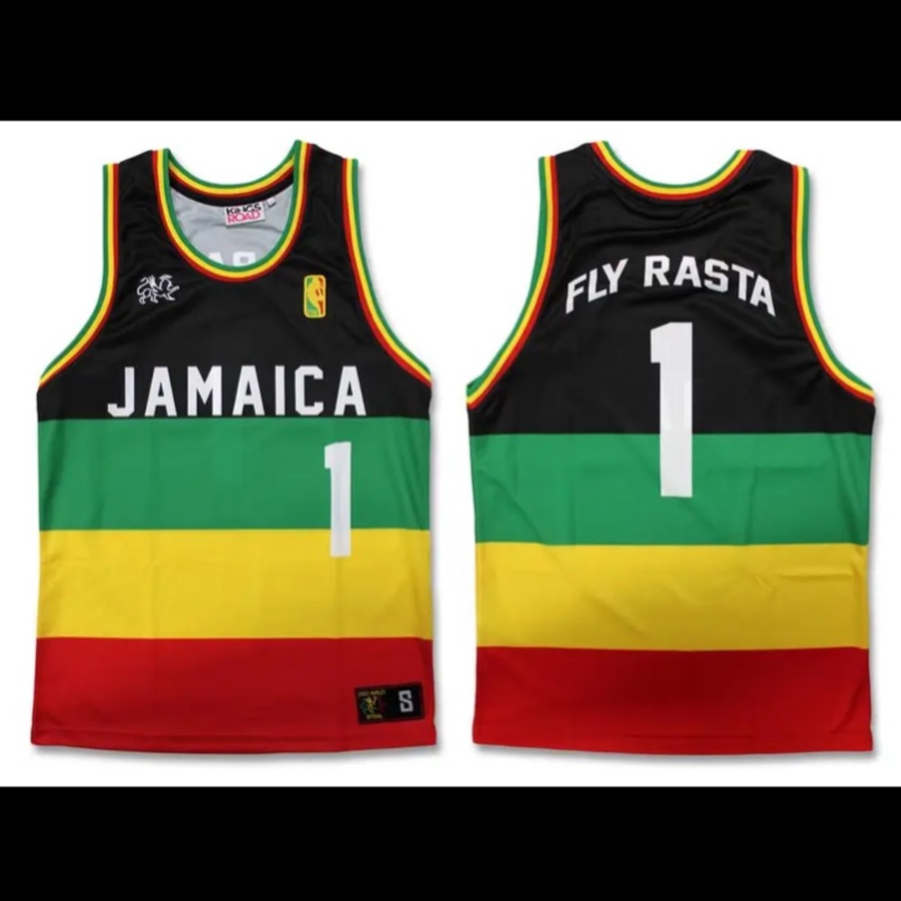 Ziggy Marley Fly Rasta Basketball Jersey - Picture 5 of 9